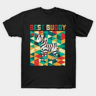 Best Buddy Zebra T-Shirt